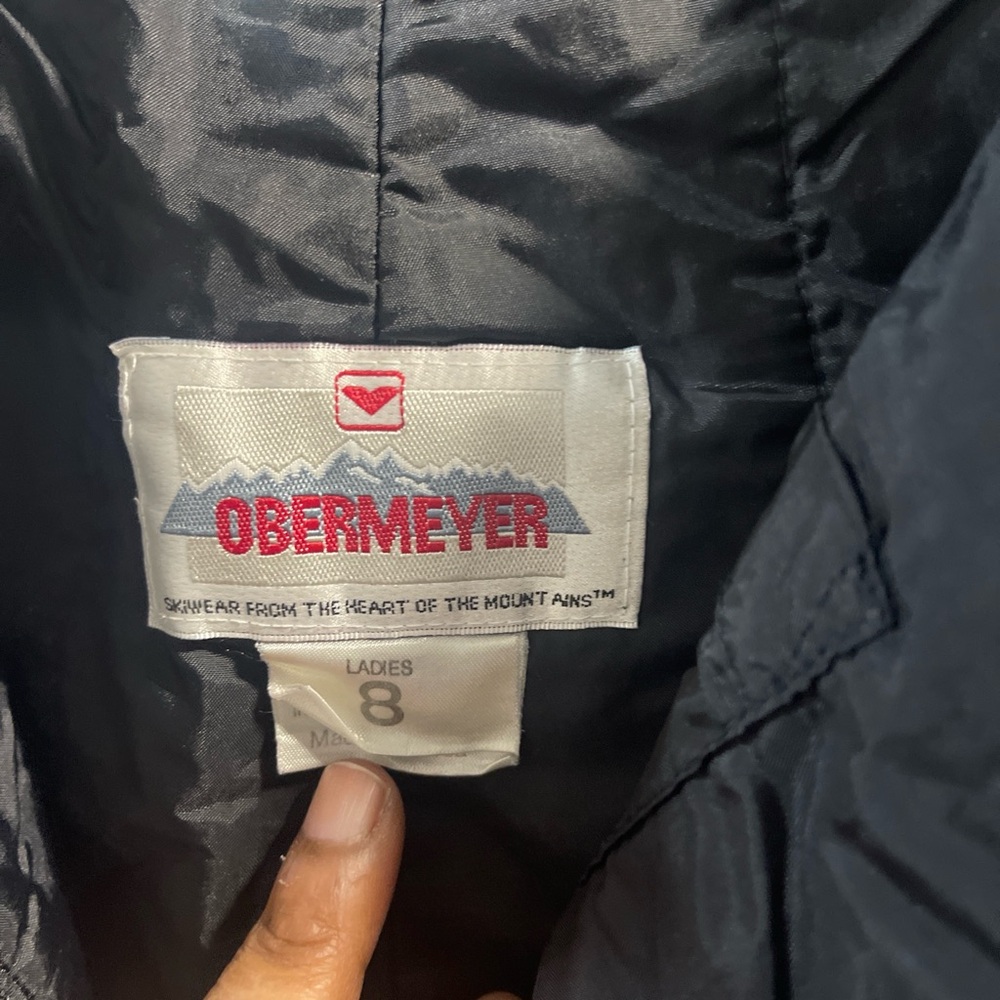 Obermeyer Women’s Black Joggers Snow ❄️ Pants Have Small Damage To The Button - Picture 6 of 7